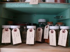 Dried Herbs in the Pantry